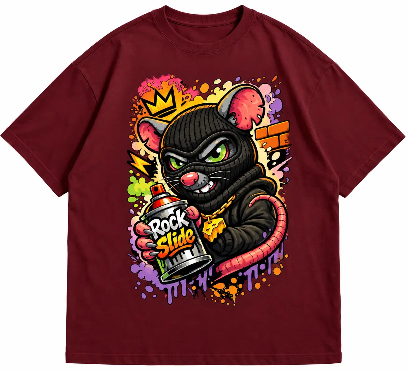 Camisa Rock Slide  Rato Gangster