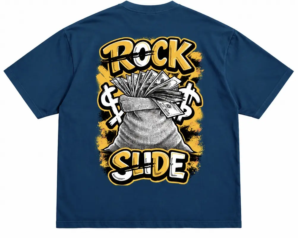 Camisa Rock Slide Dollar $ (costas)