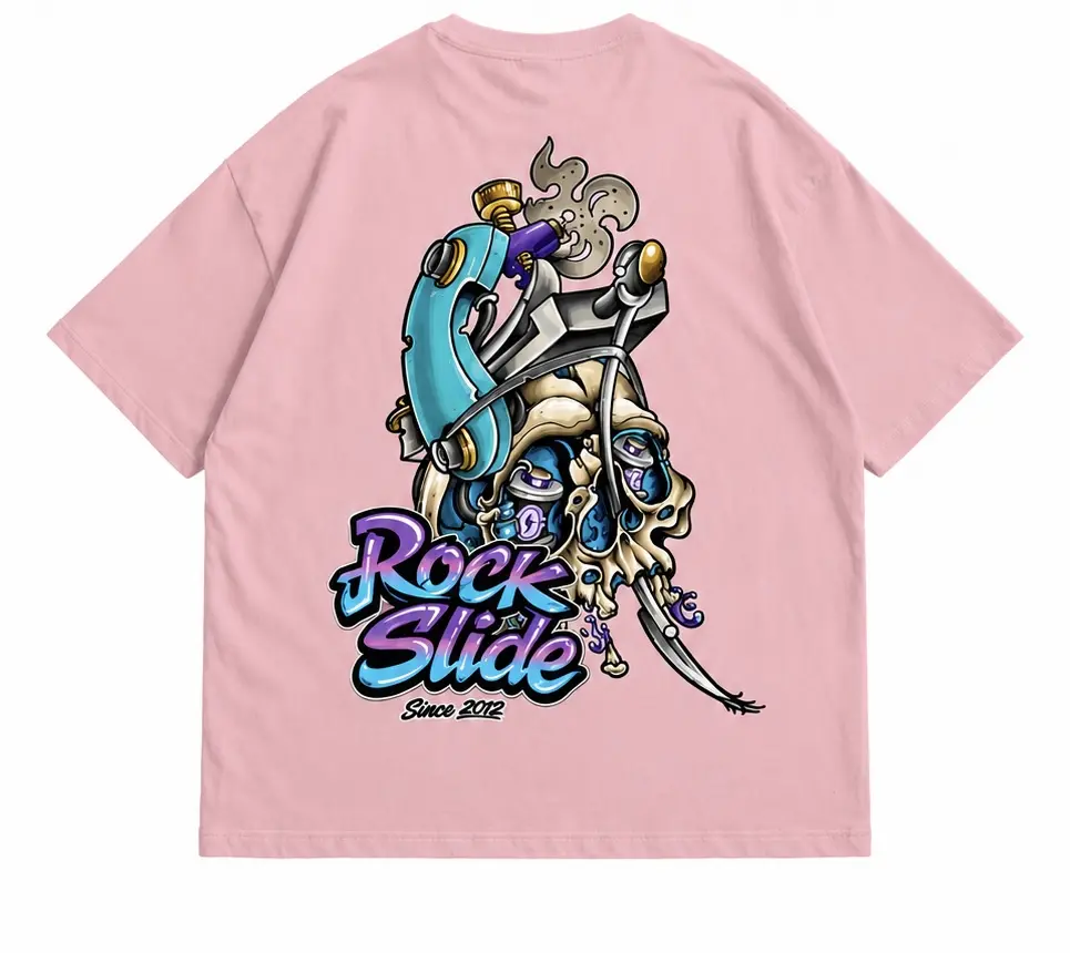 Camisa Rock Slide máquina de Tattoo (costas)