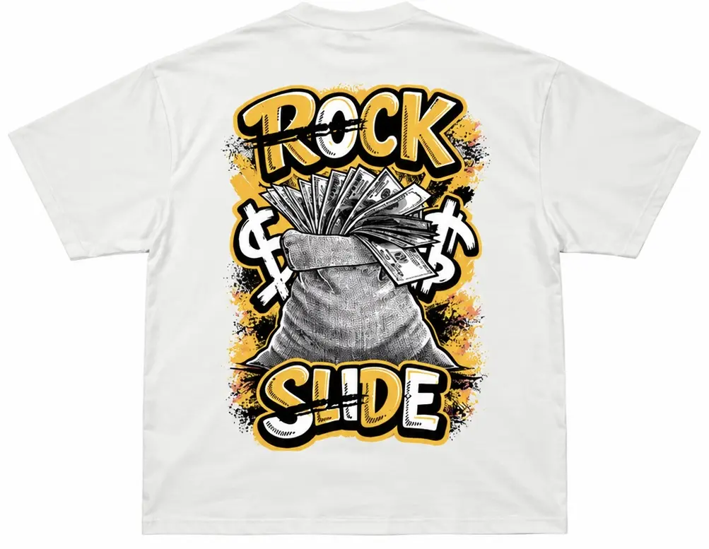Camisa Rock Slide Dollar $ (costas)